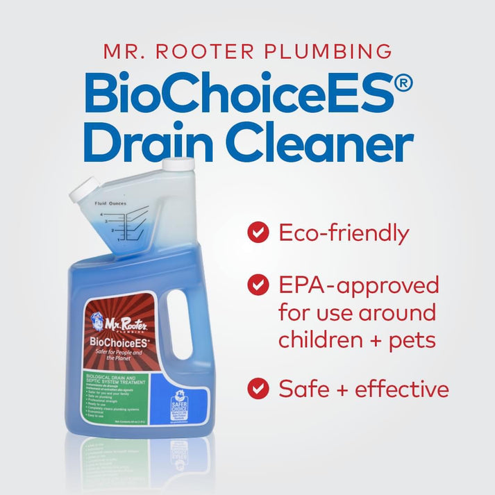 Cleaning Rooter BioChoiceES® Mr. Rooter Plumbing| Best Eco-Friendly Safe Drain Cleaner ...